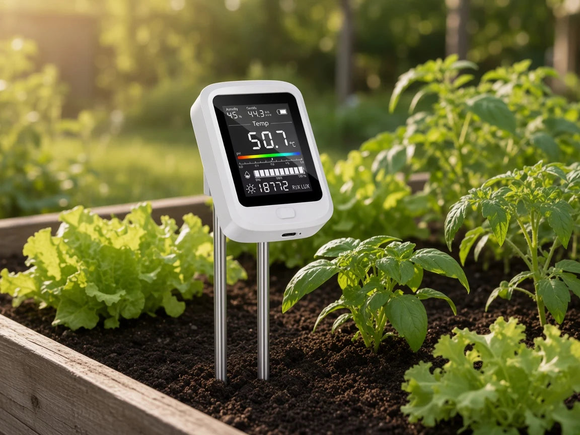 PlantSays in a raised vegetable bed outdoors